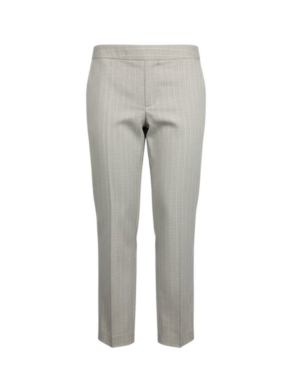 Liz Claiborne Womens Gray Pinstripe Emma Classic Ankle Pants Size 8 NWT